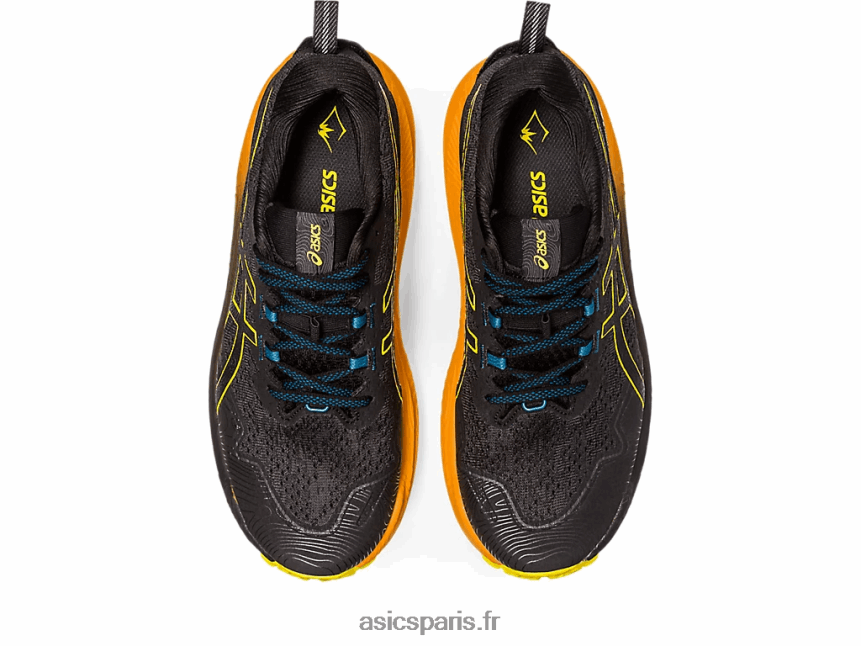 Hommes Asics trabuco max 2 BXL8B2188 noir/jaune doré