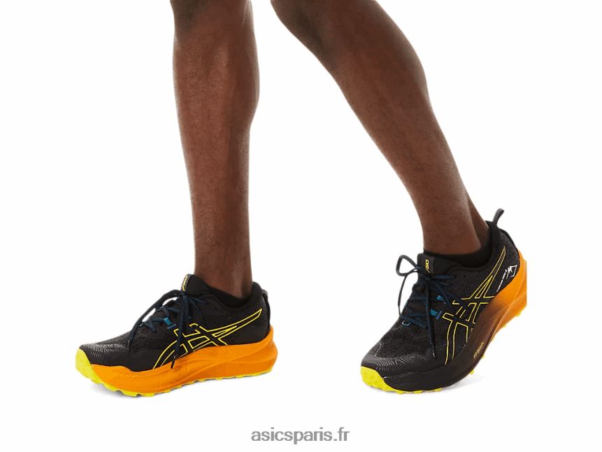 Hommes Asics trabuco max 2 BXL8B2188 noir/jaune doré