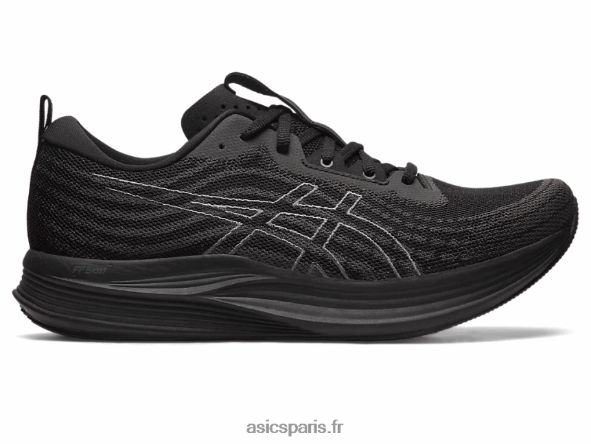 Hommes Asics Éviter la vitesse large BXL8B2503 noir/gris porteur