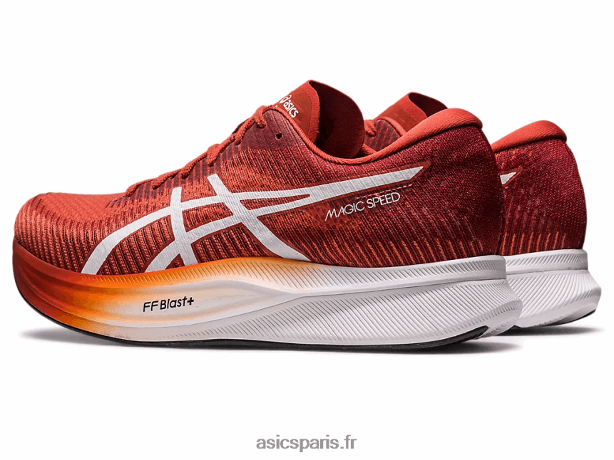 Hommes Asics vitesse magique 2 BXL8B2247 latte aux épices/blanc