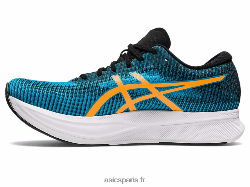Hommes Asics vitesse magique 2 BXL8B2481 bleu île/orange pop