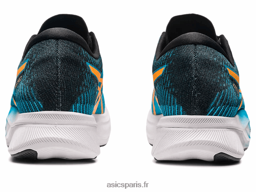 Hommes Asics vitesse magique 2 BXL8B2481 bleu île/orange pop