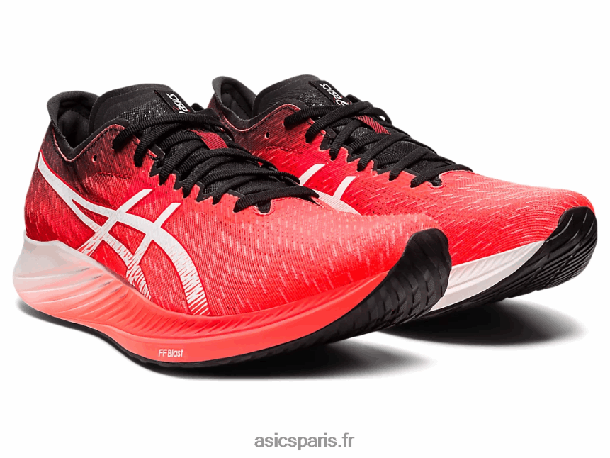Hommes Asics vitesse magique BXL8B21900 lever du soleil rouge/blanc