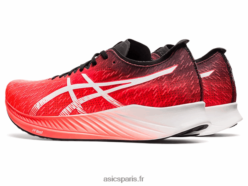 Hommes Asics vitesse magique BXL8B21900 lever du soleil rouge/blanc