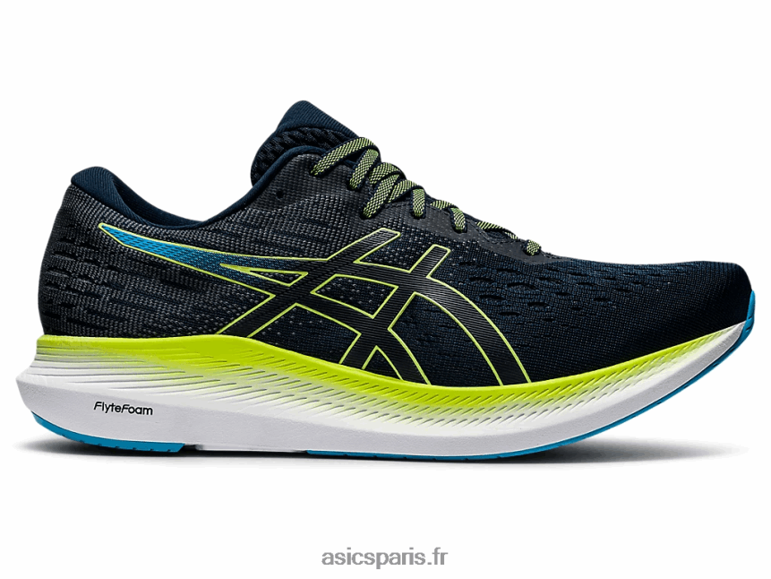 Hommes Asics évoride 2 BXL8B21919 bleu français/vert danger