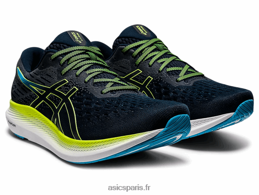 Hommes Asics évoride 2 BXL8B21919 bleu français/vert danger