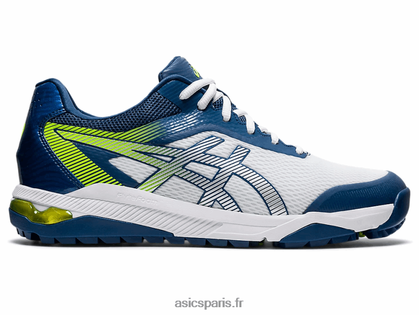 Hommes Asics as du cours de gel BXL8B22006 blanc/argent pur