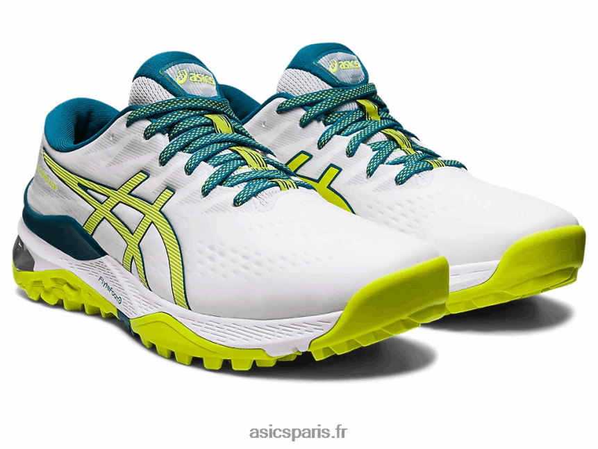 Hommes Asics gel-kayano as BXL8B2457 blanc/chaux néon