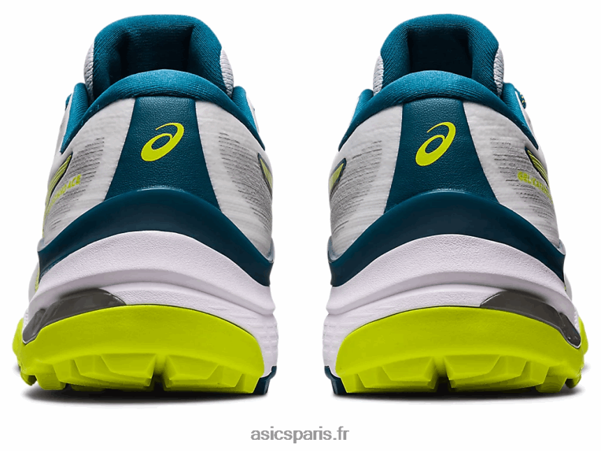 Hommes Asics gel-kayano as BXL8B2457 blanc/chaux néon