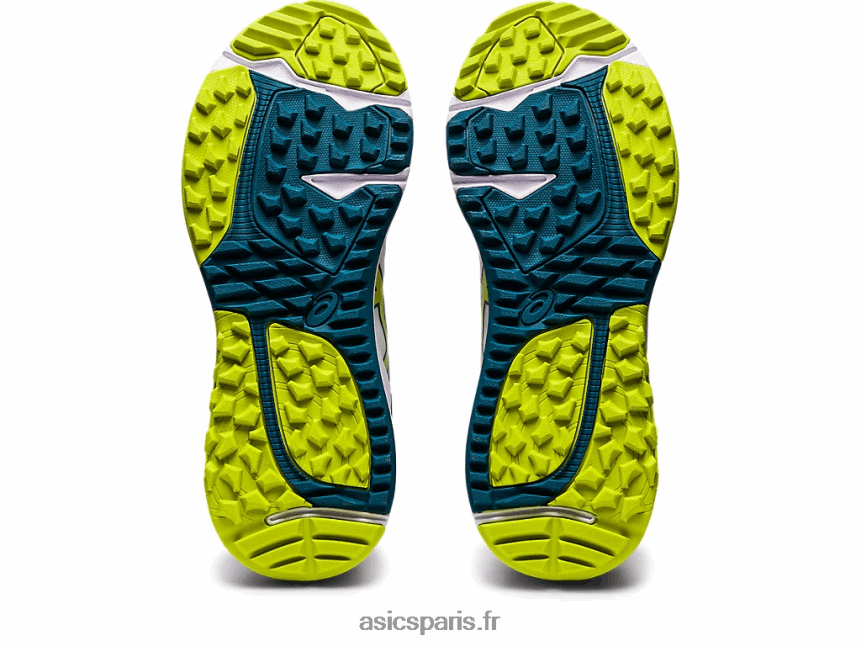 Hommes Asics gel-kayano as BXL8B2457 blanc/chaux néon