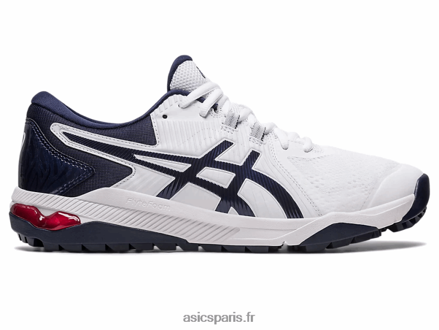 Hommes Asics glisse sur gel BXL8B2201 blanc/minuit