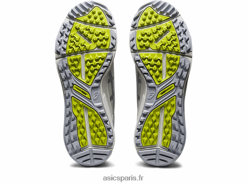 Hommes Asics glisse sur gel BXL8B2505 gris glacier/citron vert fluo