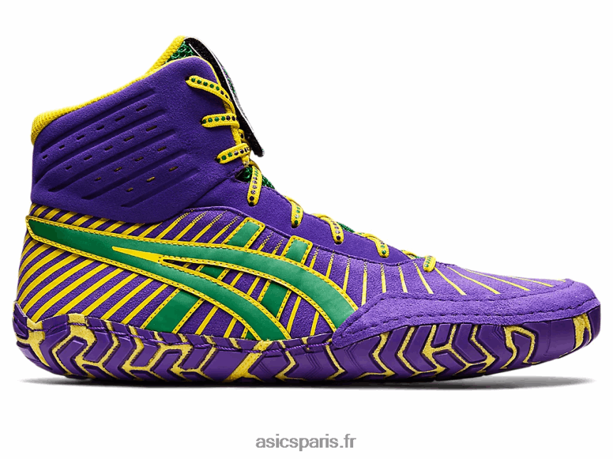 Hommes Asics agresseur 4 BXL8B21454 azel royal/vert