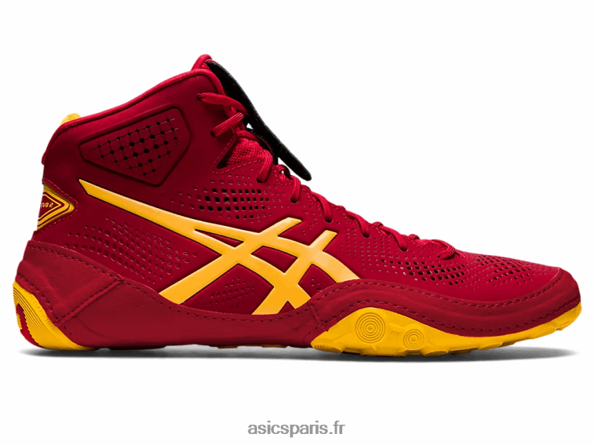 Hommes Asics dan pignon evo 2 BXL8B21118 canneberge/safran