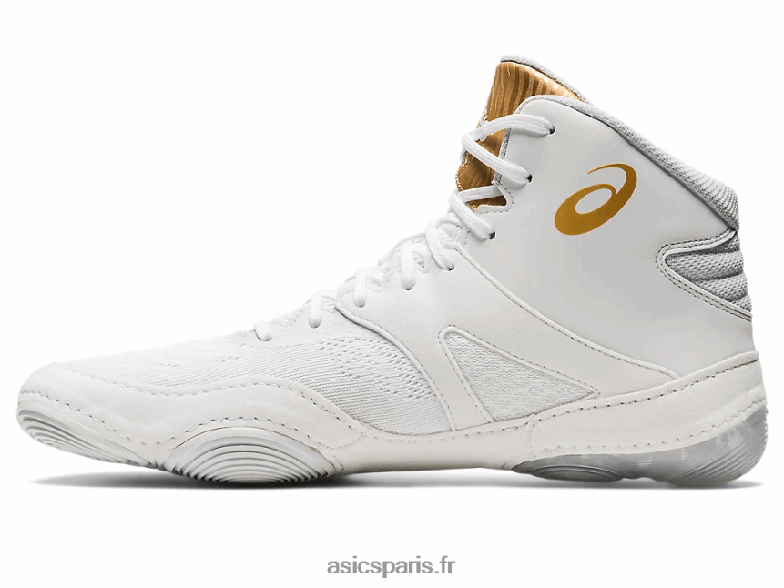 Hommes Asics élite divisée BXL8B2898 or blanc/pur