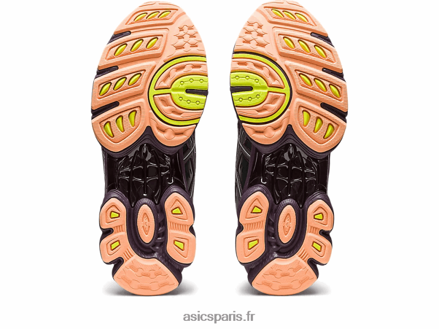 Hommes Asics cerveau mort x gel-nimbus 9 BXL8B2154 morelle/couronne de laurier