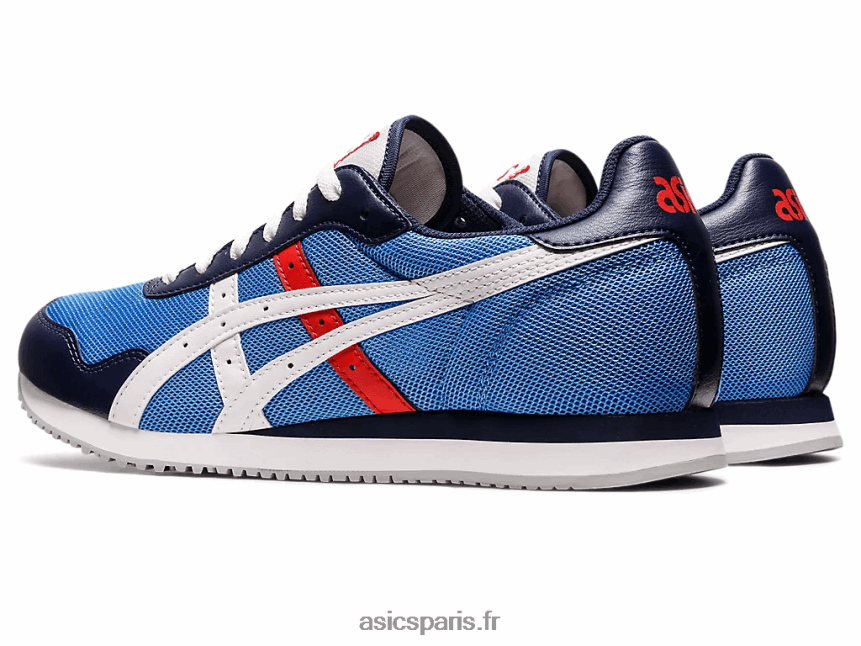 Hommes Asics coureur de tigre BXL8B21188 côte bleue/blanche