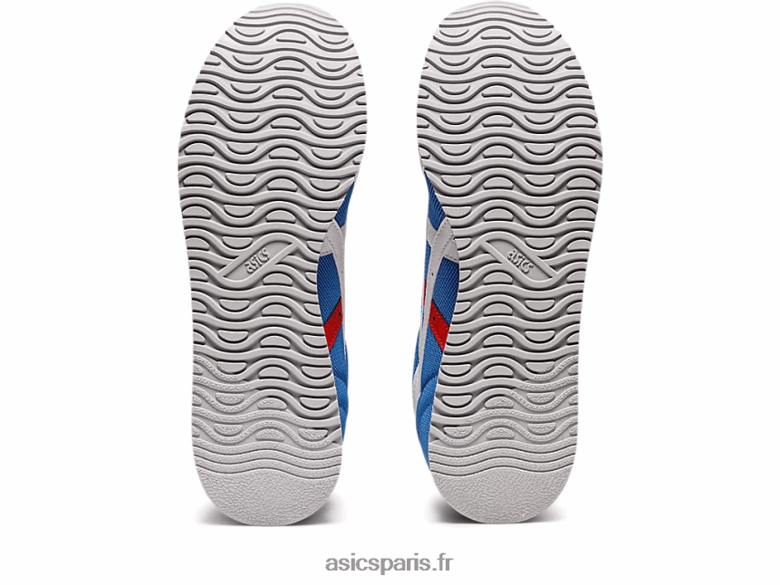 Hommes Asics coureur de tigre BXL8B21188 côte bleue/blanche