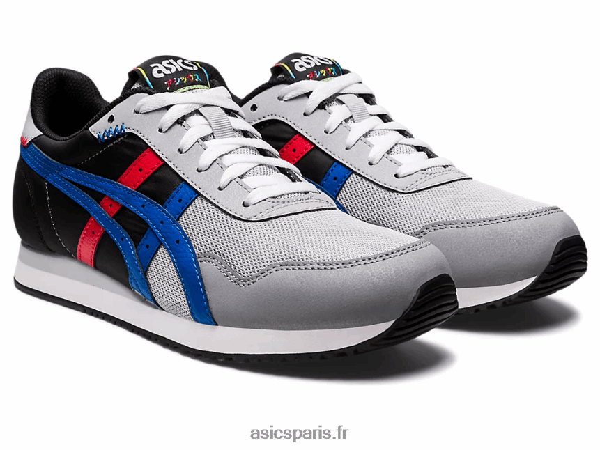 Hommes Asics coureur de tigre BXL8B21234 gris piémont/bleu thon