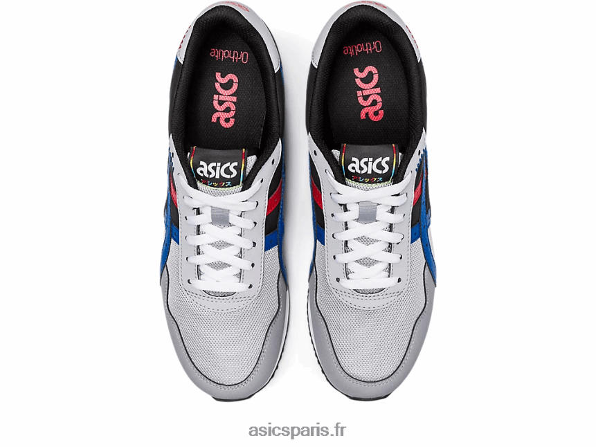 Hommes Asics coureur de tigre BXL8B21234 gris piémont/bleu thon