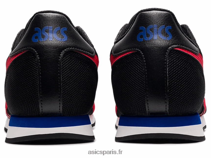 Hommes Asics coureur de tigre BXL8B21740 noir/rouge électrique