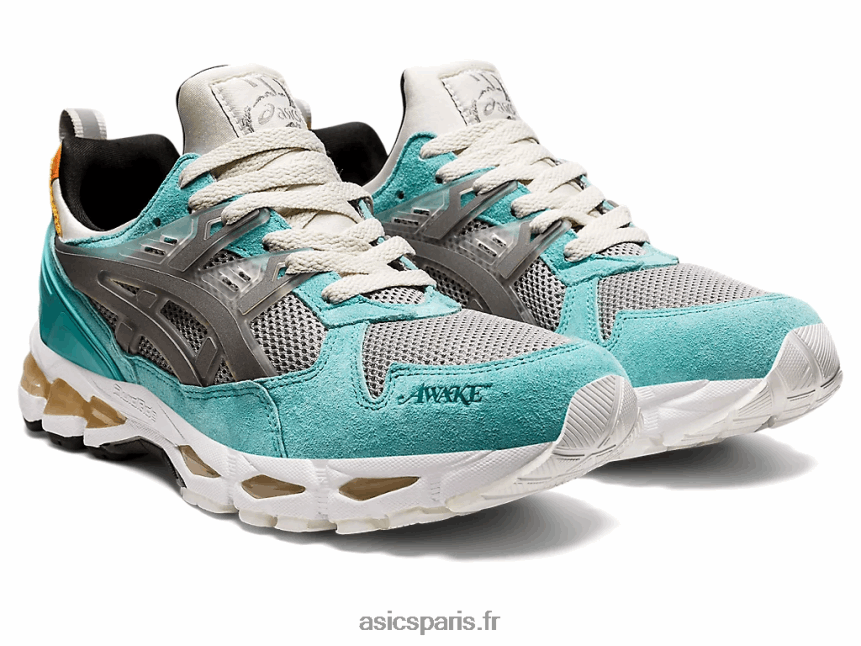 Hommes Asics entraîneur de gel-kayano 21 BXL8B21545 bleu sarcelle/argent pur
