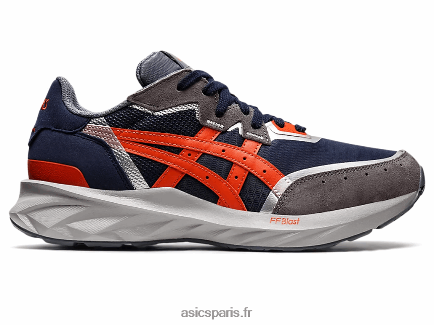 Hommes Asics explosion de tartre BXL8B21540 minuit/argile rouge