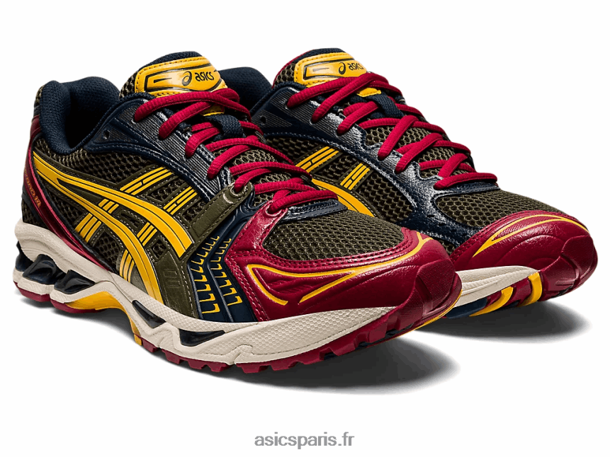 Hommes Asics gel-kayano 14 BXL8B2988 toile olive/miel