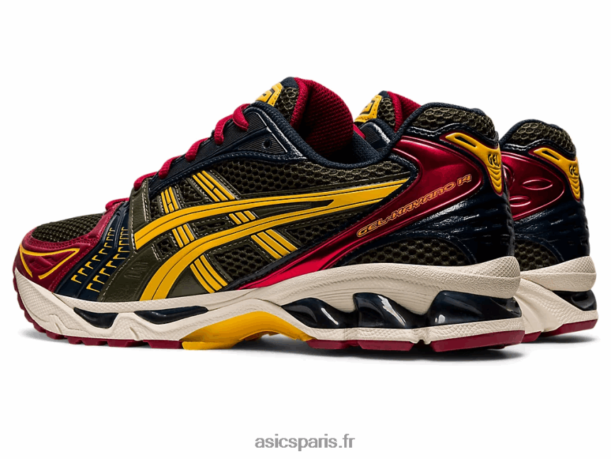 Hommes Asics gel-kayano 14 BXL8B2988 toile olive/miel