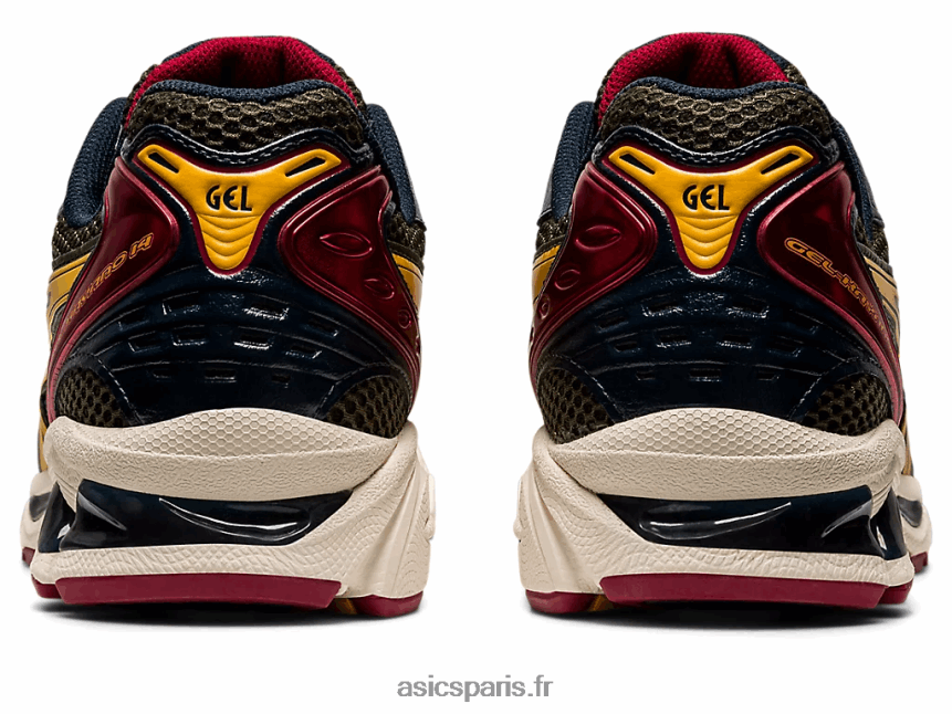 Hommes Asics gel-kayano 14 BXL8B2988 toile olive/miel