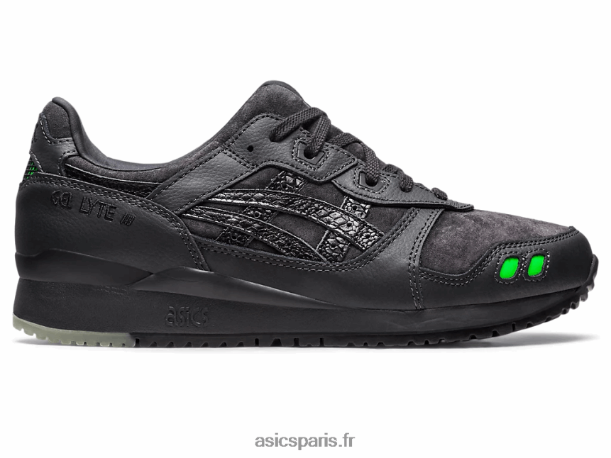 Hommes Asics gel-lyte iii et python BXL8B2707 noir