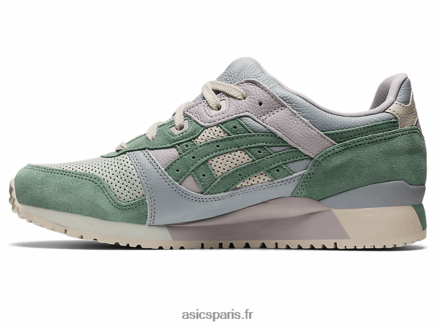Hommes Asics gel-lyte iii og BXL8B21110 sauge clair/gris ardoise