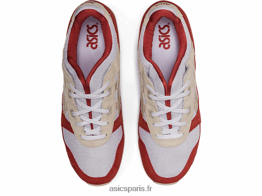 Hommes Asics gel-lyte iii og BXL8B21124 blanc/gris fumé