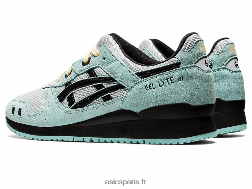 Hommes Asics gel-lyte iii og BXL8B21271 aqua pur/noir