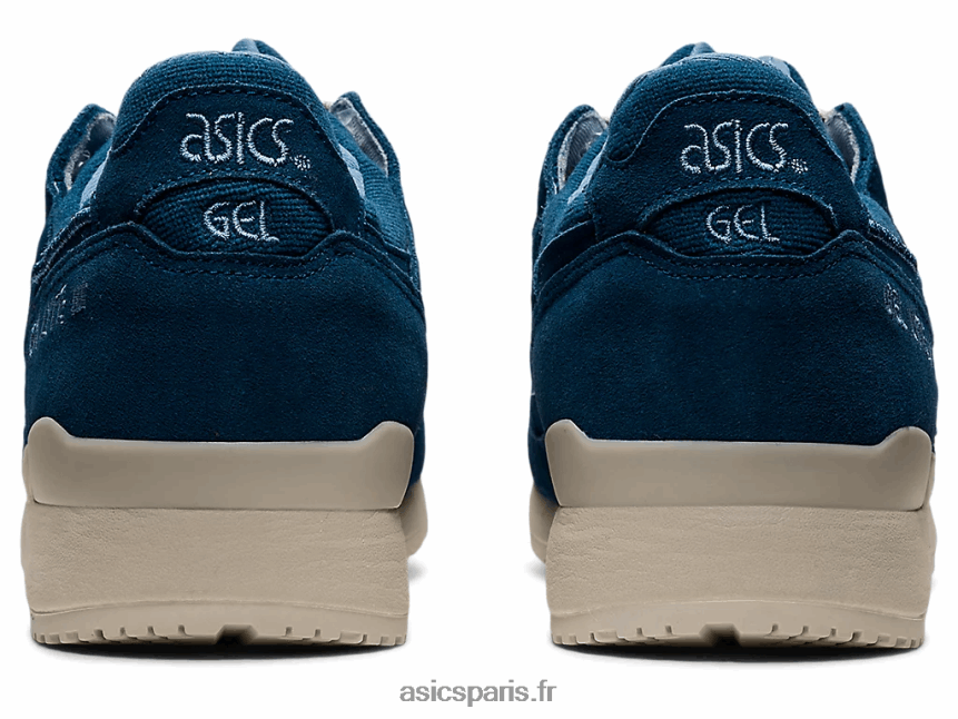 Hommes Asics gel-lyte iii og BXL8B21294 indigo clair/gris fumé