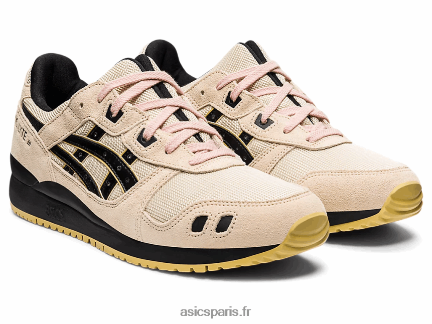 Hommes Asics gel-lyte iii og BXL8B21302 vanille/noir