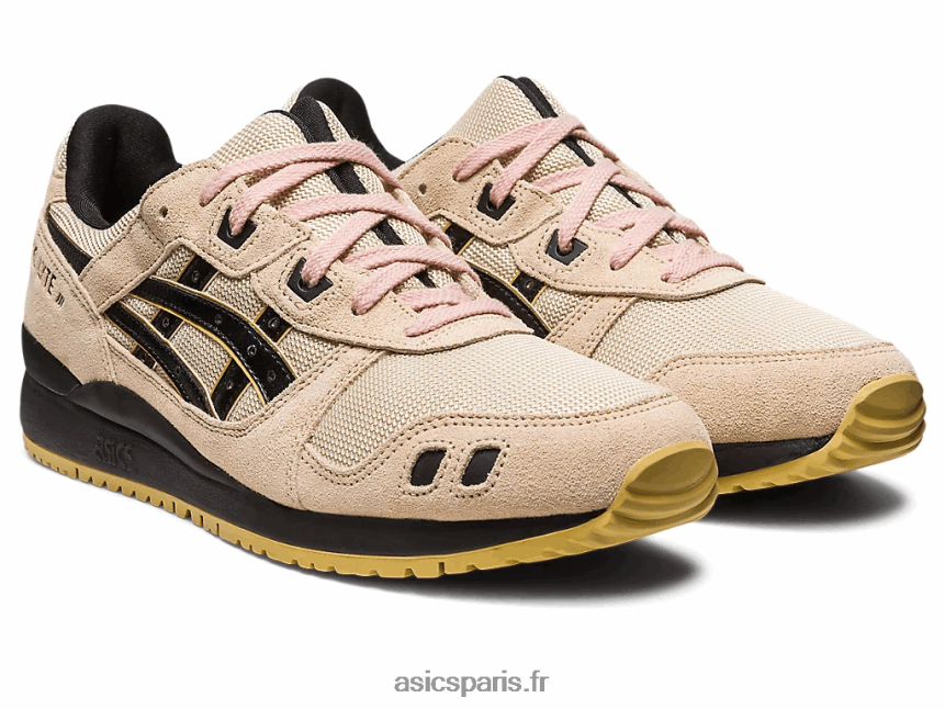 Hommes Asics gel-lyte iii og BXL8B21302 vanille/noir