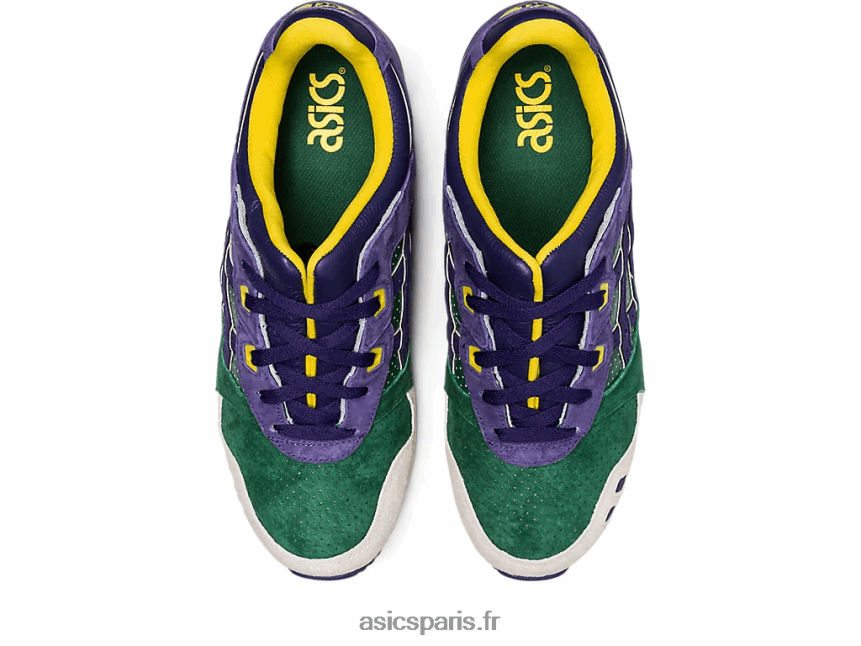 Hommes Asics gel-lyte iii og BXL8B21330 vert chasseur/violet mat