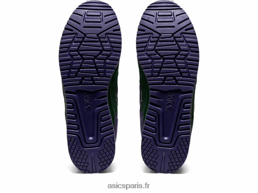 Hommes Asics gel-lyte iii og BXL8B21330 vert chasseur/violet mat