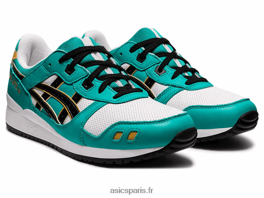 Hommes Asics gel-lyte iii og BXL8B21616 bijou baltique/noir