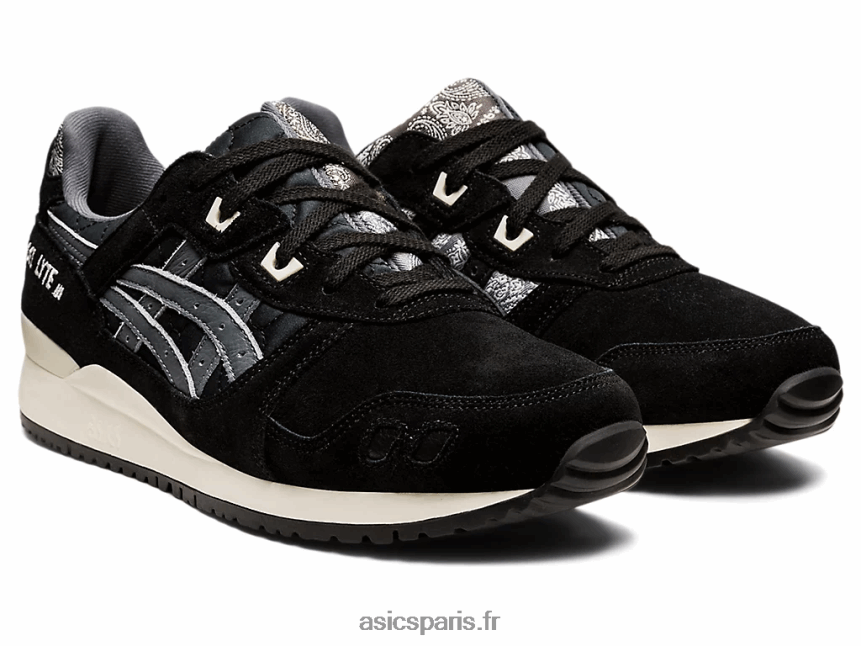 Hommes Asics gel-lyte iii og BXL8B21713 noir/crème