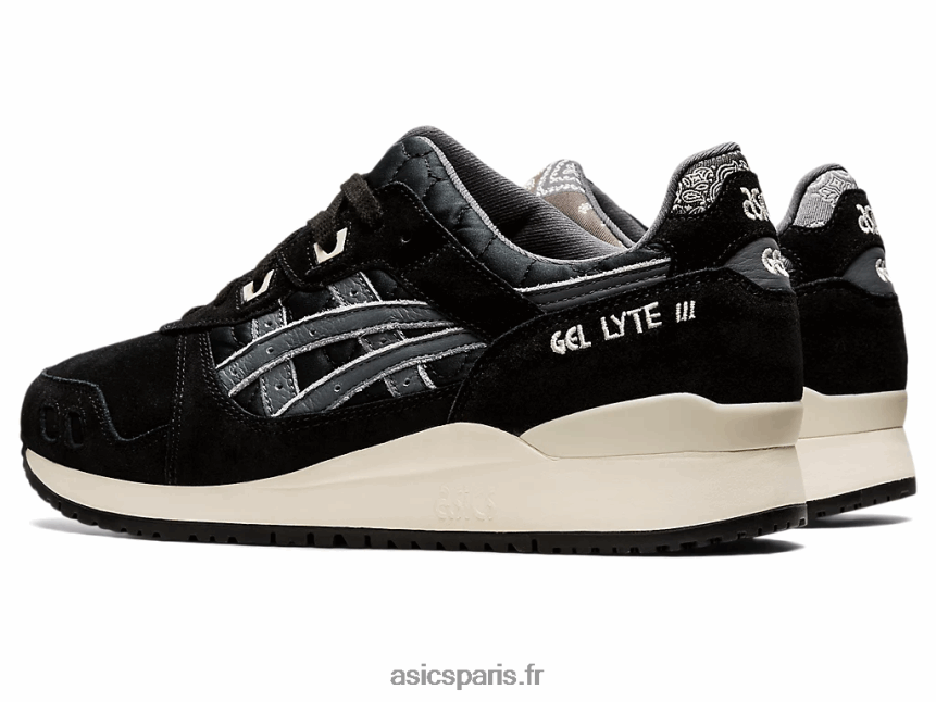 Hommes Asics gel-lyte iii og BXL8B21713 noir/crème