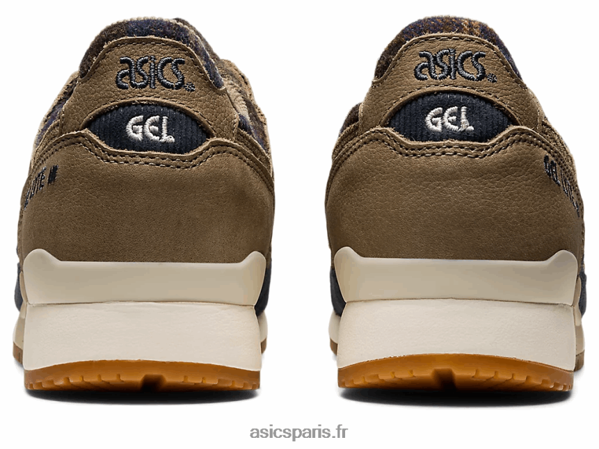 Hommes Asics gel-lyte iii og BXL8B2736 asphalte/vison