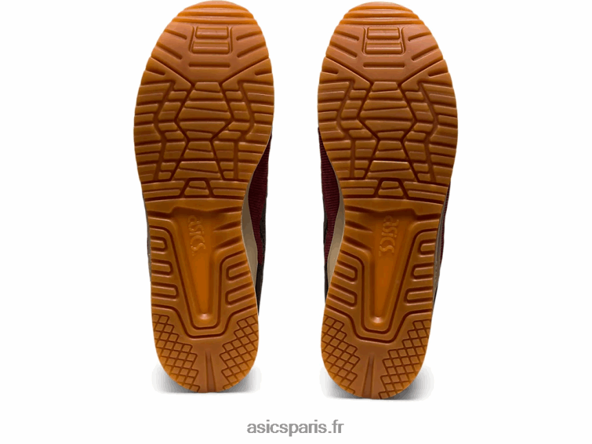 Hommes Asics gel-lyte iii og BXL8B2747 poitrine rouge/gris obsidienne