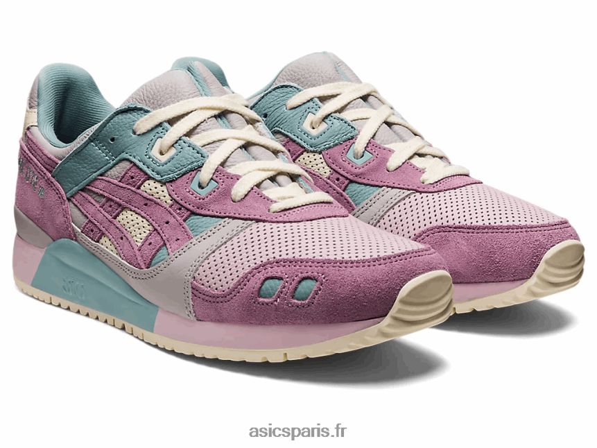 Hommes Asics gel-lyte iii og BXL8B2943 à peine rose/quartz rose