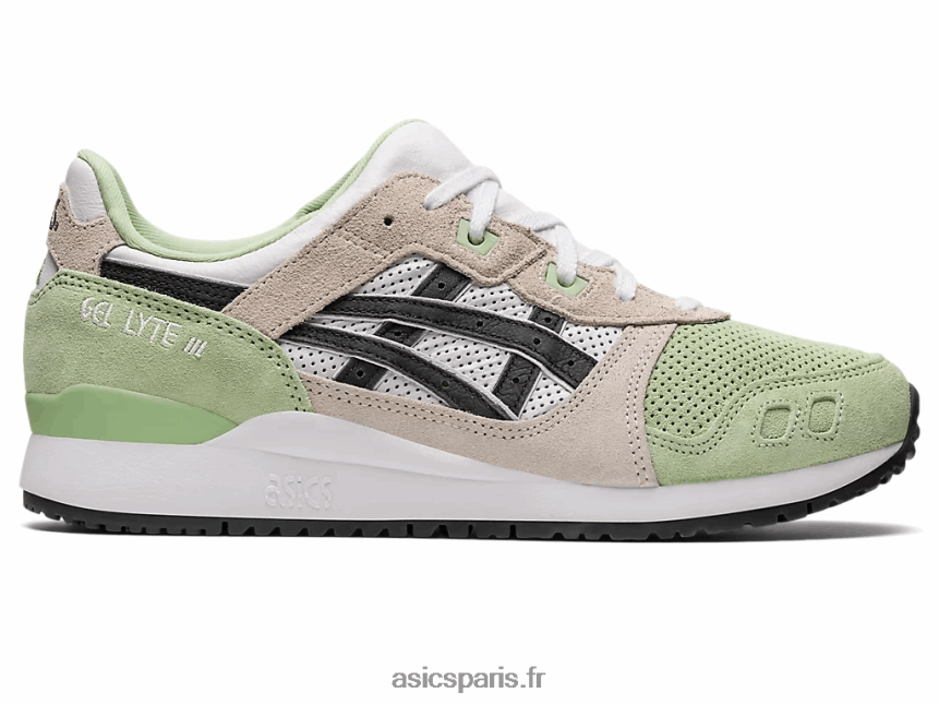 Hommes Asics gel-lyte iii og BXL8B2964 jade/gris obsidienne