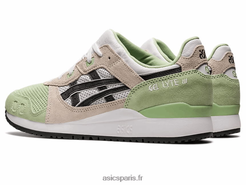 Hommes Asics gel-lyte iii og BXL8B2964 jade/gris obsidienne