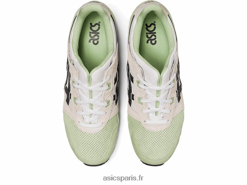 Hommes Asics gel-lyte iii og BXL8B2964 jade/gris obsidienne