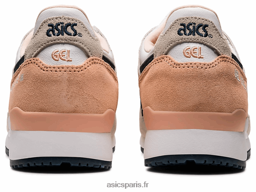 Hommes Asics gel-lyte iii og BXL8B2987 rose cuit/bleu français