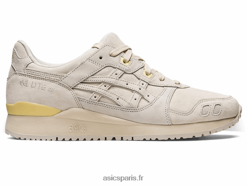 Hommes Asics gel-lyte iii og connect BXL8B21012 vanille/gris fumé